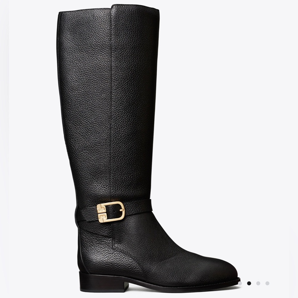 Tory Burch riding boots black 7.5